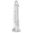 King Cock Clear 8 - Zuignap Voeldildo (20cm)