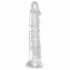 King Cock Clear 8 - velké dildo s přísavkou (20cm)