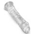 King Cock Clear 8 - Zuignap Voeldildo (20cm)