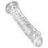 King Cock Clear 8 - grand godemichet avec ventouse (20 cm)