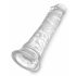 King Cock Clear 8 - velké dildo s přísavkou (20cm)