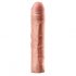 X-TENSION Perfect 3 - realistický návlek na penis (22,8cm) - přírodní