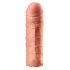 X-TENSION Mega 1 - realistický návlek na penis (17,7cm) - přírodní