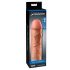 X-TENSION Mega 2 - realistický návlek na penis (20,3cm) - přírodní