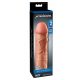 X-TENSION Mega 2 - realistický návlek na penis (20,3cm) - přírodní