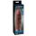 X-TENSION Mega 2 - realistische penis sleeve (20,3cm) - donker natuur