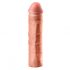 X-TENSION Mega 3 - realistický návlek na penis (22,8cm) - přírodní