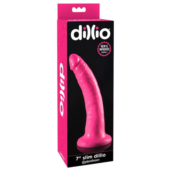 Dillio 7 – godemiché réaliste à ventouse (18cm) - rose