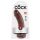 King Cock 8 dildo (20 cm) – hnědé