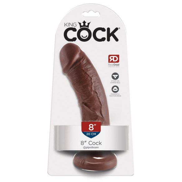 King Cock 20 cm Dildo - Bronzé