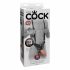 King Cock Strap-on 10 - duté dildo s popruhem (25 cm)