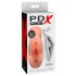 PDX Double Stroker - 2in1 - realistický masturbátor (přírodní)