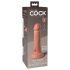 King Cock Elite 6 - Dildo réaliste à ventouse (15 cm) - naturel