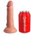 King Cock Elite 6 - Dildo réaliste à ventouse (15 cm) - naturel