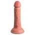 King Cock Elite 6 - Dildo réaliste à ventouse (15 cm) - naturel