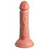 King Cock Elite 6 - Dildo réaliste à ventouse (15 cm) - naturel