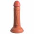 King Cock Elite 6 - gode réaliste à ventouse (15 cm) - foncé