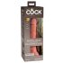 King Cock Elite 7- připínací, realistické dildo (18 cm) - přírodní