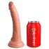 King Cock Elite 7- připínací, realistické dildo (18 cm) - přírodní