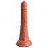 King Cock Elite 7 - zuignap, realistische dildo (18 cm) - donker natur