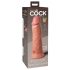 King Cock Elite 8 - godemichet réaliste avec ventouse (20cm) - naturel