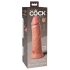 King Cock Elite 8 - připínací, realistické dildo (20 cm) - přírodní