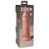 King Cock Elite 8 - připínací, realistické dildo (20 cm) - přírodní