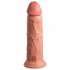 King Cock Elite 8 - připínací, realistické dildo (20 cm) - přírodní