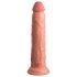 King Cock Elite 9 - připínací, realistické dildo (23 cm) - přírodní