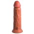 King Cock Elite 8 – Vibromasseur réaliste à ventouse 20cm (nature foncée)