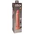 King Cock Elite 9 - Rádiem řízený, realistický vibrátor (23 cm) - přírodní