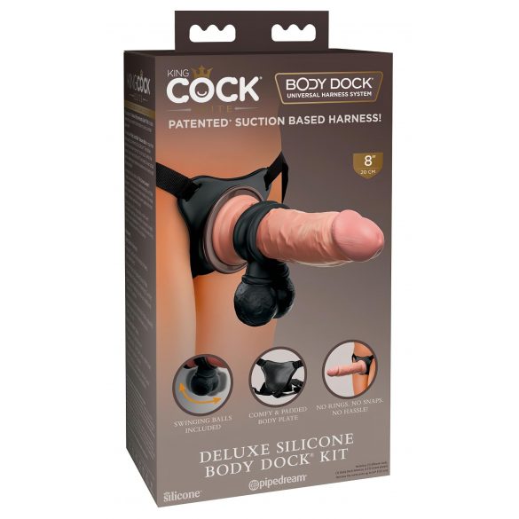 King Cock Elite Deluxe - připojitelná sada vibrátorů