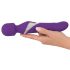 Javida Wand & Pearl - 2en1 masseur vibrant (violet)