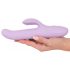 SMILE Thrusting - Vibrateur rechargeable rotatif et poussoir avec stimulateur clitoridien (violet)