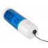 You2Toys - oplaadbare draaiende-stotende masturbator (blauw-wit)