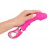 Sourire Doux - vibromasseur chauffant rechargeable (rose)