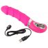 Sourire Doux - vibromasseur chauffant rechargeable (rose)