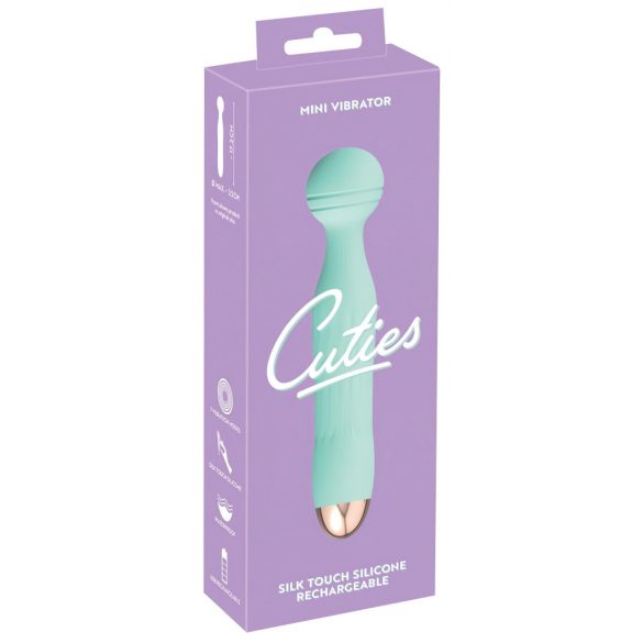 Cuties Mini Vibrator Green 2.G - nabíjací, vodotesný masážny vibrátor (zelený)