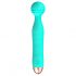 Cuties Mini Vibrator Green 2.G - nabíjací, vodotesný masážny vibrátor (zelený)