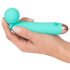 Cuties Mini Vibrator Green 2.G - nabíjací, vodotesný masážny vibrátor (zelený)