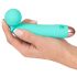 Cuties Mini Vibrator Green 2.G - nabíjací, vodotesný masážny vibrátor (zelený)