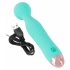 Cuties Mini Vibrator Green 2.G - nabíjací, vodotesný masážny vibrátor (zelený)