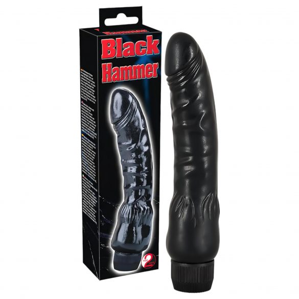 You2Toys Black Hammer - vibrátor černý (22 cm)