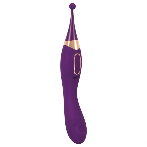 Javida - Ensemble stimulateur clitoridien et vibromasseur rechargeable 2en1 (violet)