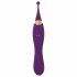 Javida - Ensemble stimulateur clitoridien et vibromasseur rechargeable 2en1 (violet)