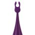 Javida - 2in1 oplaadbare clitorisstimulator en vibrator set (paars)