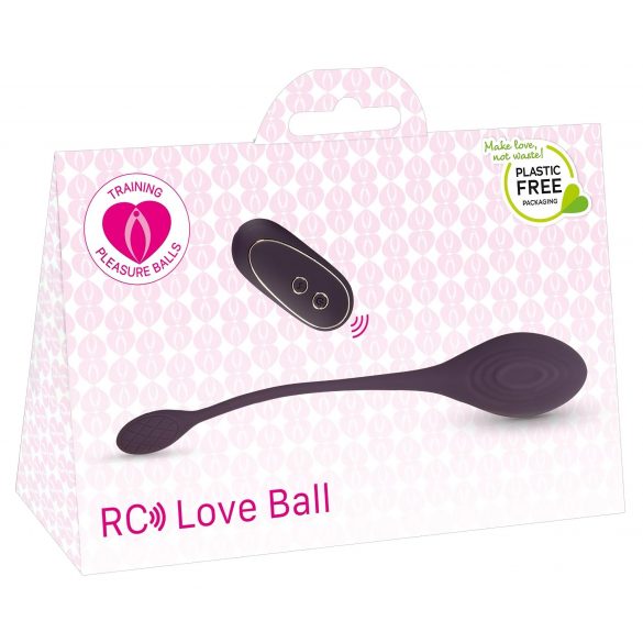 You2Toys RC Love Ball - dobíjecí vibrační vajíčko řízené rádiem (fialové)