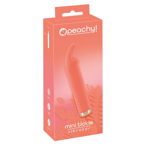 You2Toys peachy! mini bunny - oplaadbare, konijn clitoris vibrator (perzik)