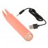 You2Toys peachy! mini bunny - oplaadbare, konijn clitoris vibrator (perzik)