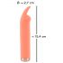 You2Toys peachy! mini bunny - vibrateur lapin rechargeable (pêche)